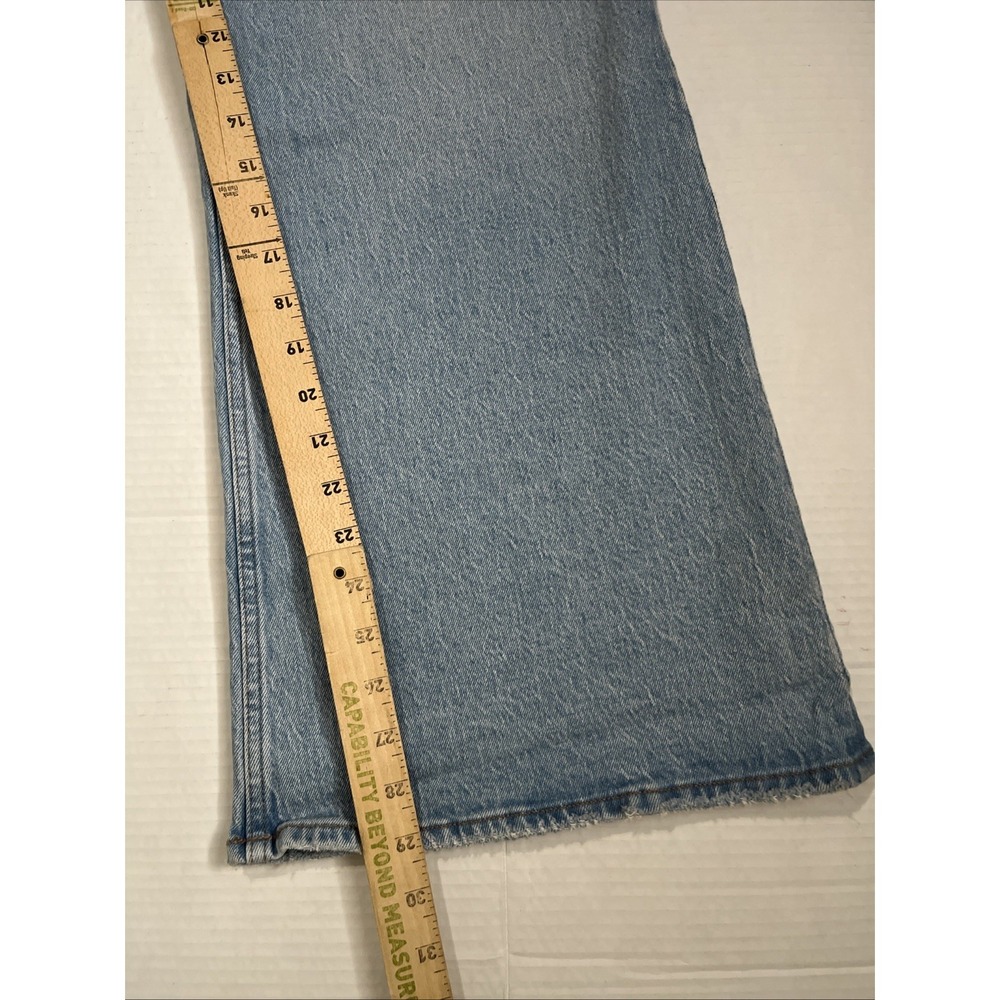Abercrombie & Fitch The Vintage Flare Ultra High Rise Blue Jeans Size 37 24s New - Picture 7 of 12